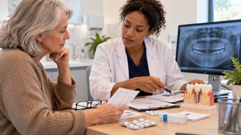 A patient brings her medication list to the office